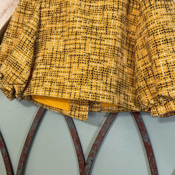 Janie and Jack Girls 4T Yellow Boucle Jacket - Picture 8 of 8